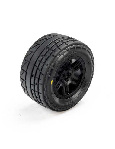Menace Front-Rear Street Tires Mounted 12mm...