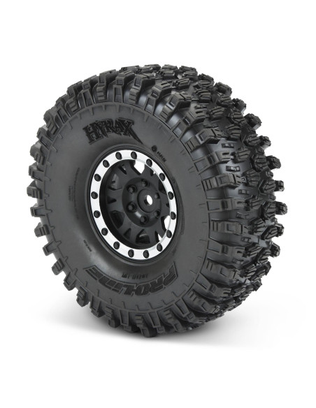 1-10 Hyrax G8 F-R 1.9" Crawler Trs Mounted 12mm Blk-Slvr Impulse (2)