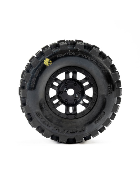 1-16 Badlands MX Front-Rear Tires MTD 12mm Black Split Six (4): MOJAVE GROM