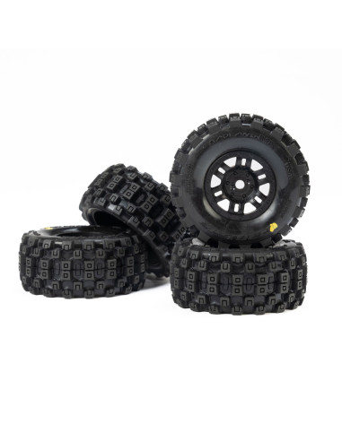 1-16 Badlands MX Front-Rear Tires MTD 12mm...