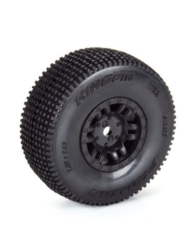 1-16 King Pin Front-Rear Tires MTD 12mm Black...