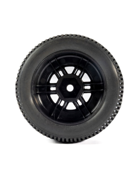 1-16 King Pin Front-Rear Tires MTD 12mm Black Split Six (4): MOJAVE GROM