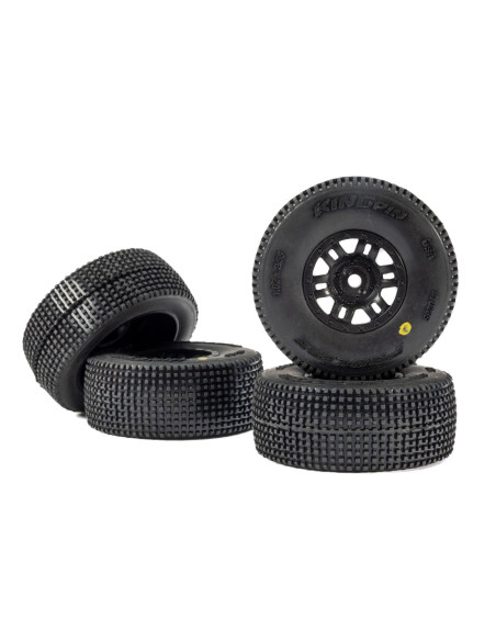 1-16 King Pin Front-Rear Tires MTD 12mm Black Split Six (4): MOJAVE GROM