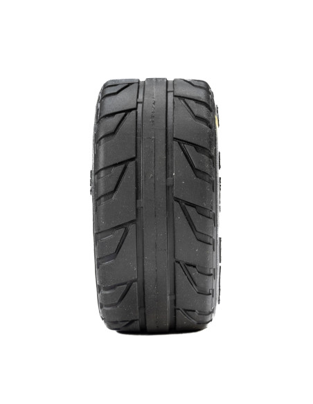 1-16 Vector Front-Rear Tires MTD 12mm Black Split Six (4): MOJAVE GROM