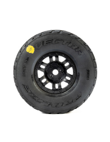 1-16 Vector Front-Rear Tires MTD 12mm Black...