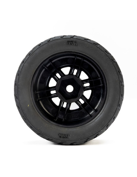 1-16 Vector Front-Rear Tires MTD 12mm Black Split Six (4): MOJAVE GROM