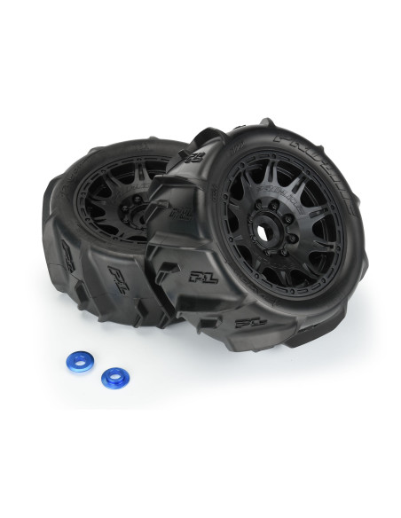 1-6 Dumont Sand-Snow F-R 5.7" Tires MTD 24mm Black Raid (2)