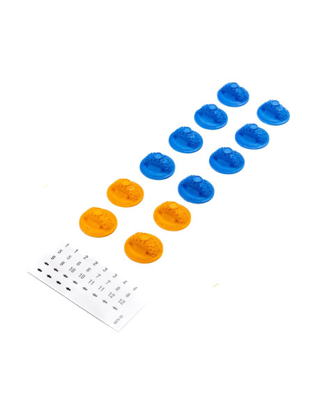 Gate Marker Set  Blue  Orange (12): Axial SCX30