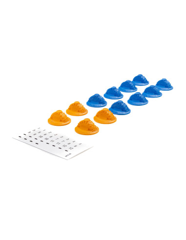 Gate Marker Set  Blue  Orange (12): Axial SCX30
