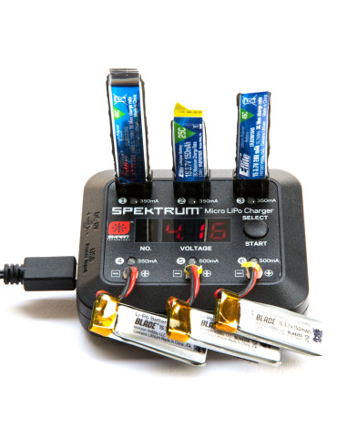 S63 Micro 6-port DC/USB 1S LiPo Charger