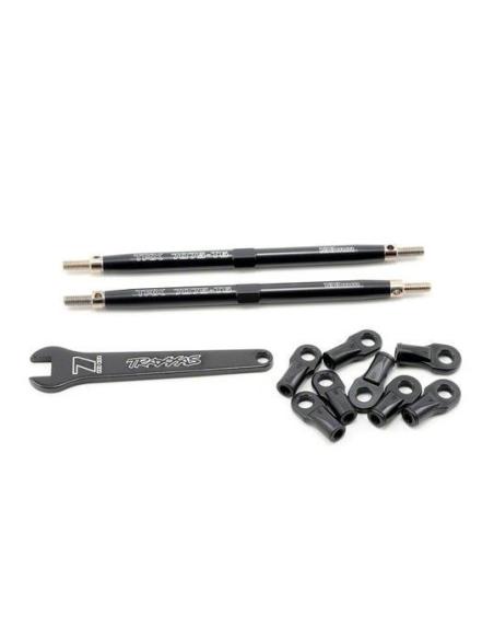5338A Traxxas Front/Rear Aluminum Toe Links (Black)