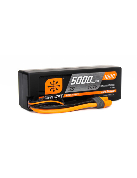 11.1V 5000mAh 3S 100C Smart Hardcase LiPo Battery: IC3