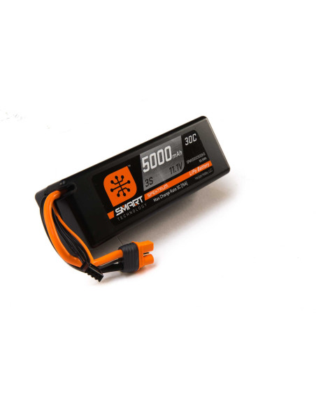11.1V 5000mAh 3S 30C Smart Hardcase LiPo Battery: IC3