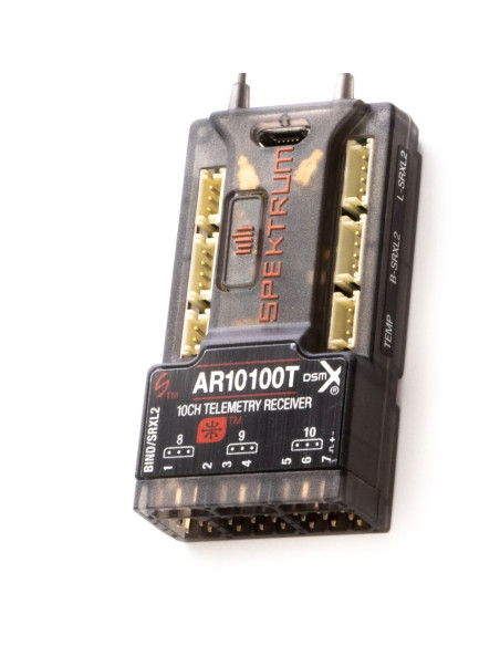 AR10100T DSMX 10-Channel Telemetry Receiver