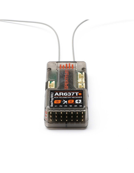 AR637T+ DSMX 6-Channel AS3X+ & SAFE Telemetry Receiver