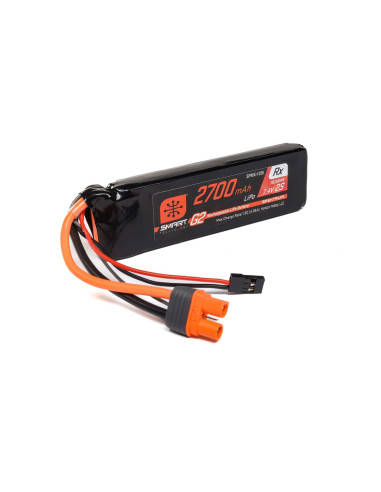 7.4V 2700mAh 2S 15C Smart G2 Receiver LiPo...