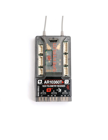 AR10360T+ DSMX 10-Channel AS3X+ & SAFE Telemetry Receiver