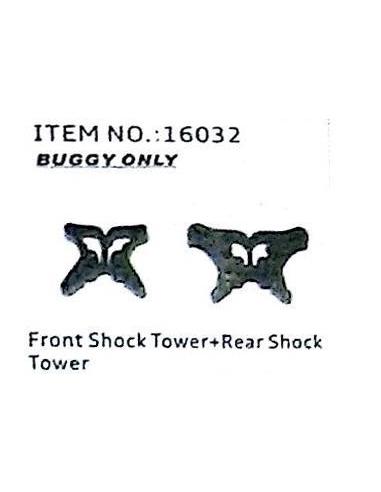 45028-160 Mariposa delantera y trasera para Buggy VIPER 1/16