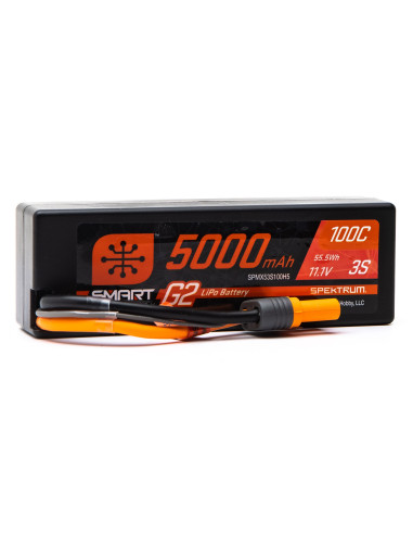 11.1V 5000mAh 3S 100C Smart G2 Hardcase LiPo...
