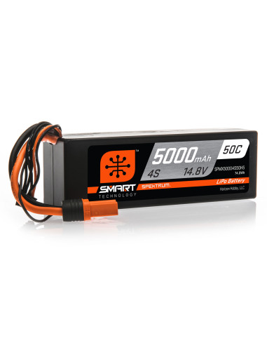14.8V 5000mAh 4S 50C Smart Hardcase LiPo...