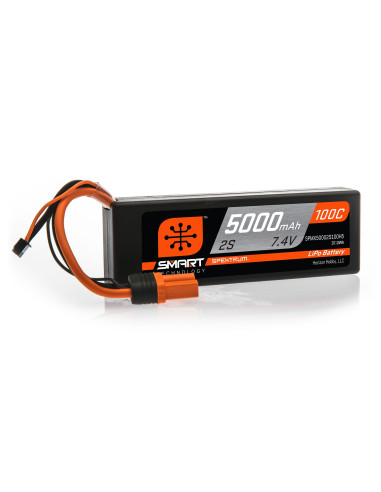 7.4V 5000mAh 2S 100C Smart Hardcase LiPo...