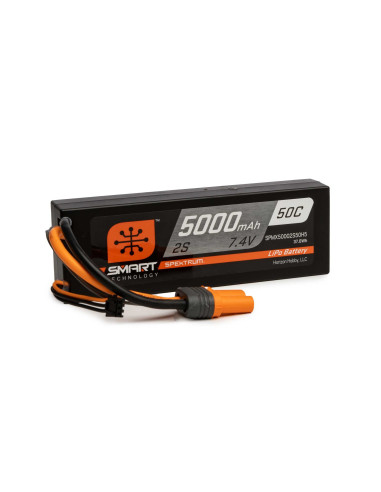 7.4V 5000mAh 2S 50C Smart Hardcase LiPo...