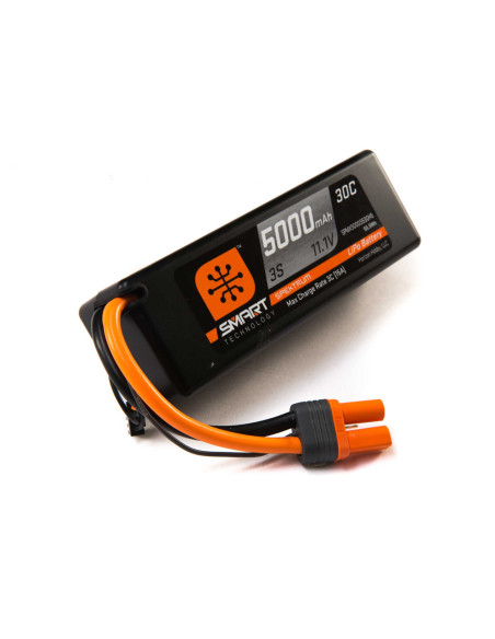 11.1V 5000mAh 3S 30C Smart Hardcase LiPo Battery: IC5