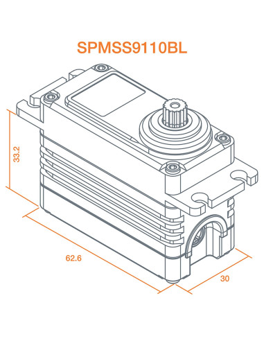 S9110BL 1/5 Digital HV High Speed Brushless...