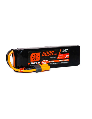 11.1V 5000mAh 3S 30C Smart G2 LiPo Battery: IC5