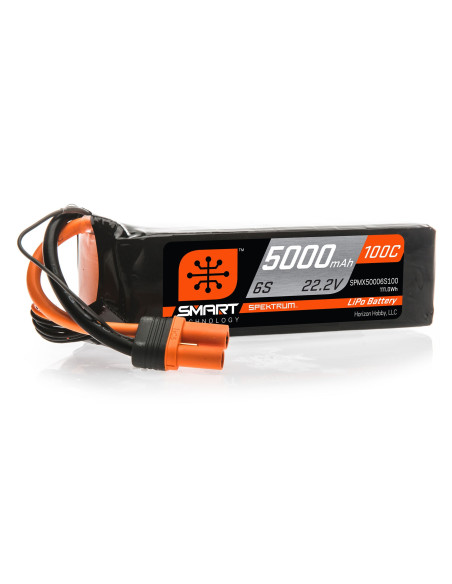22.2V 5000mAh 6S 100C Smart LiPo Battery: IC5