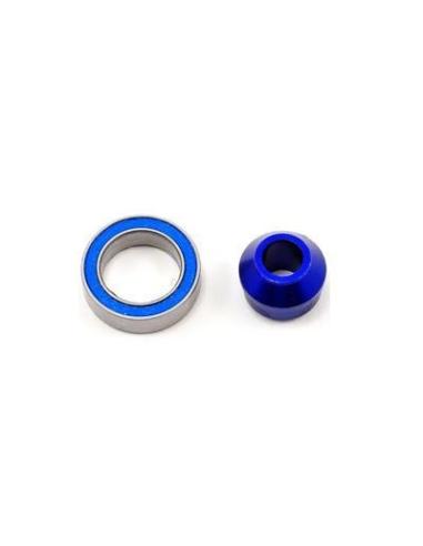 6893x Adaptador de rodamiento en aluminio + Rodamiento 10x15x4mm Traxxas