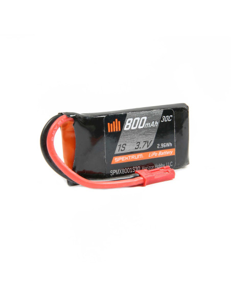 1S 3.7V 800mAh 30C Li-Po Battery  JST-RCY