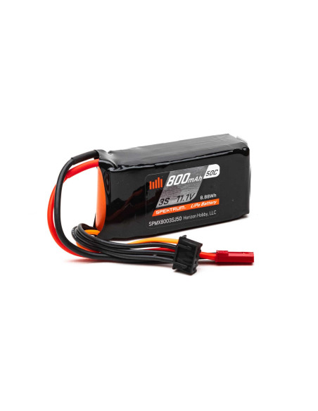 3S 11.1V 800mAh 50C Li-Po  JST-RCY