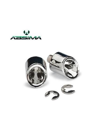 Tubo de escape - Decoración carrocería (2u.)