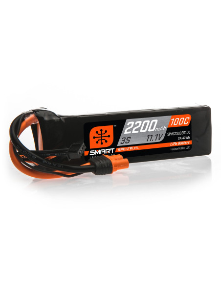 11.1V 2200mAh 3S 100C Smart LiPo Battery: IC3