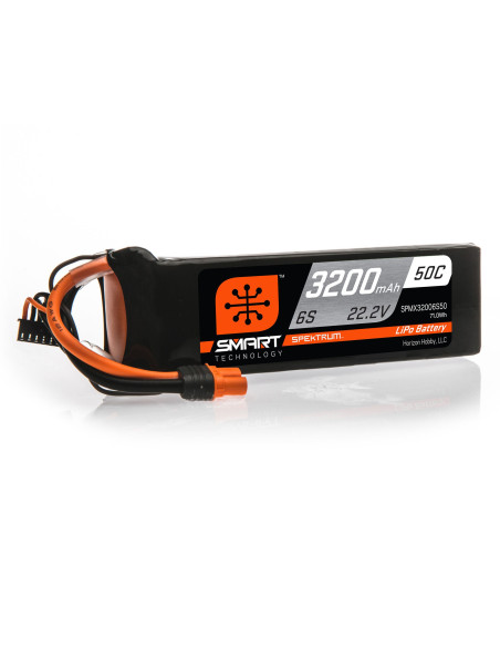 22.2V 3200mAh 6S 50C Smart LiPo Battery: IC5