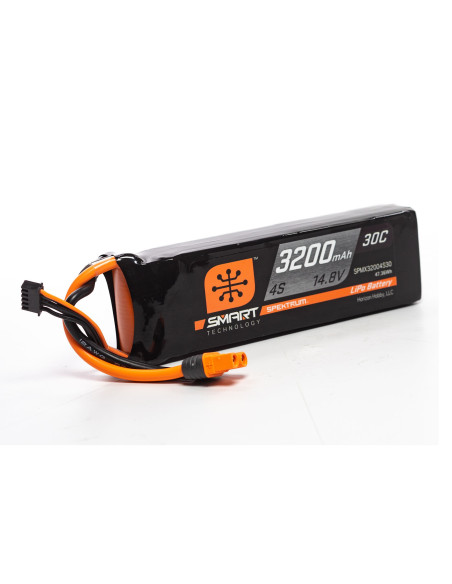 14.8V 3200mAh 4S 30C Smart LiPo Battery: IC3