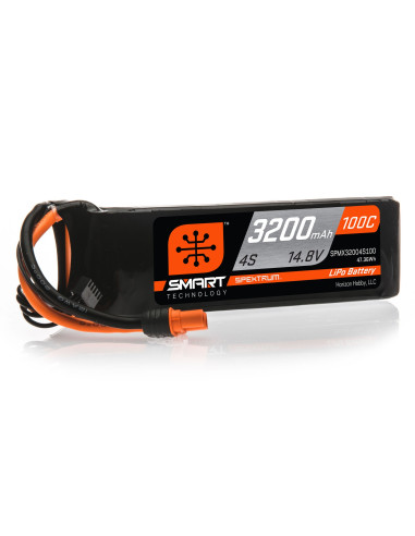 14.8V 3200mAh 4S 100C Smart LiPo Battery: IC3