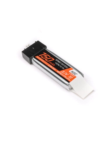 3.7V 150mAh 1S 50C LiPo Battery: JST PH1.25...