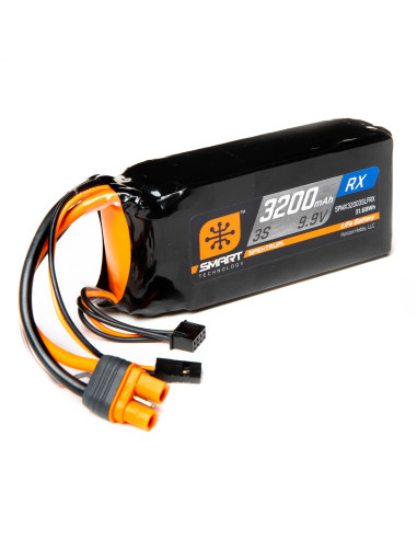 9.9V 3200mAh 3S 15C Smart LiFe ECU Battery:...