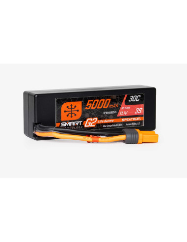 11.1V 5000mAh 3S 30C Smart G2 Hardcase LiPo...