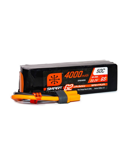 22.2V 4000mAh 6S 50C Smart G2 LiPo Battery: IC5