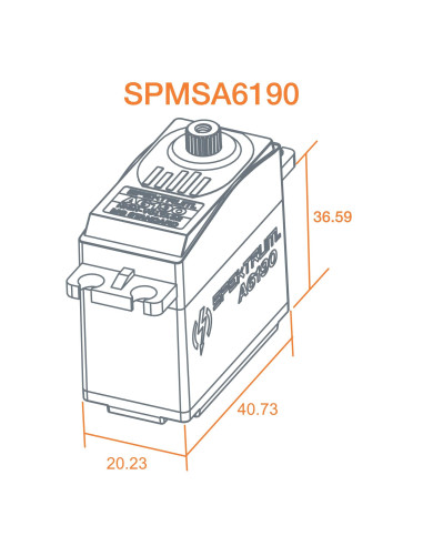A6190 Standard Metal Gear HV Aircraft Servo