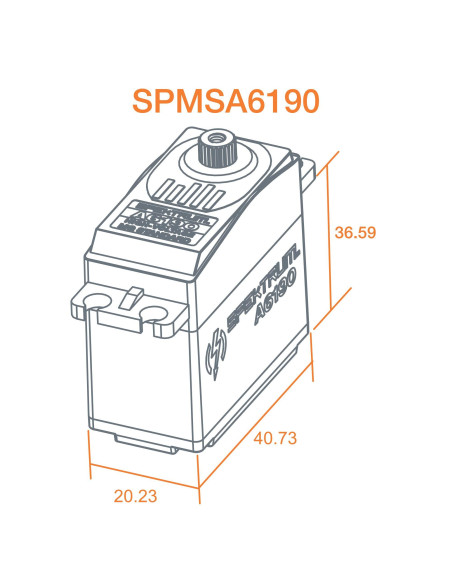 A6190 Standard Metal Gear HV Aircraft Servo