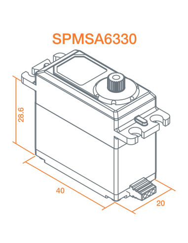 A6330 Digital HV Brushless High Torque High...