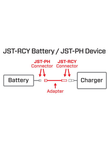 Adapter: JST-RCY Battery / JST-PH Device