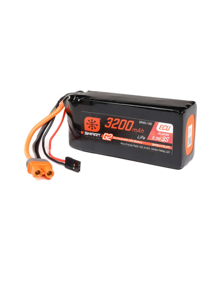 9.9V 3200mAh 3S 10C Smart G2 ECU LiFe Battery: IC3