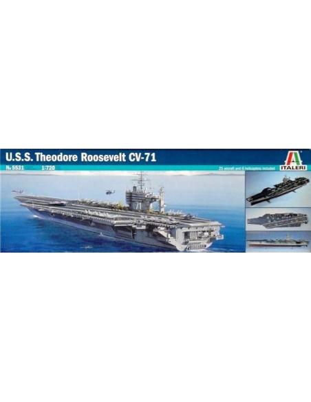 USS Roosevelt Italeri 1/720
