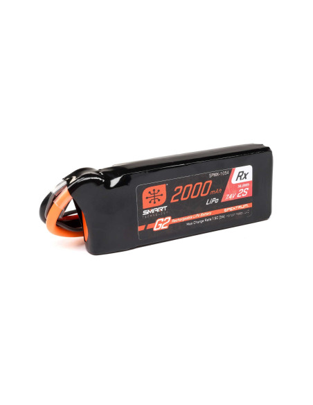 7.4V 2000mAh 2S 15C Smart G2 Receiver LiPo Battery: IC3
