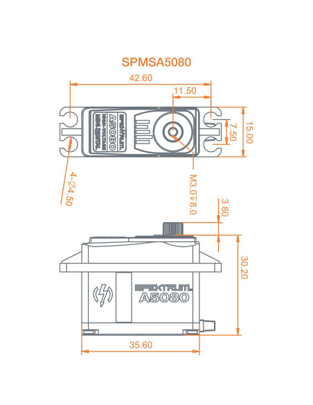 A5080 MT/HS Mini Digital HV Servo